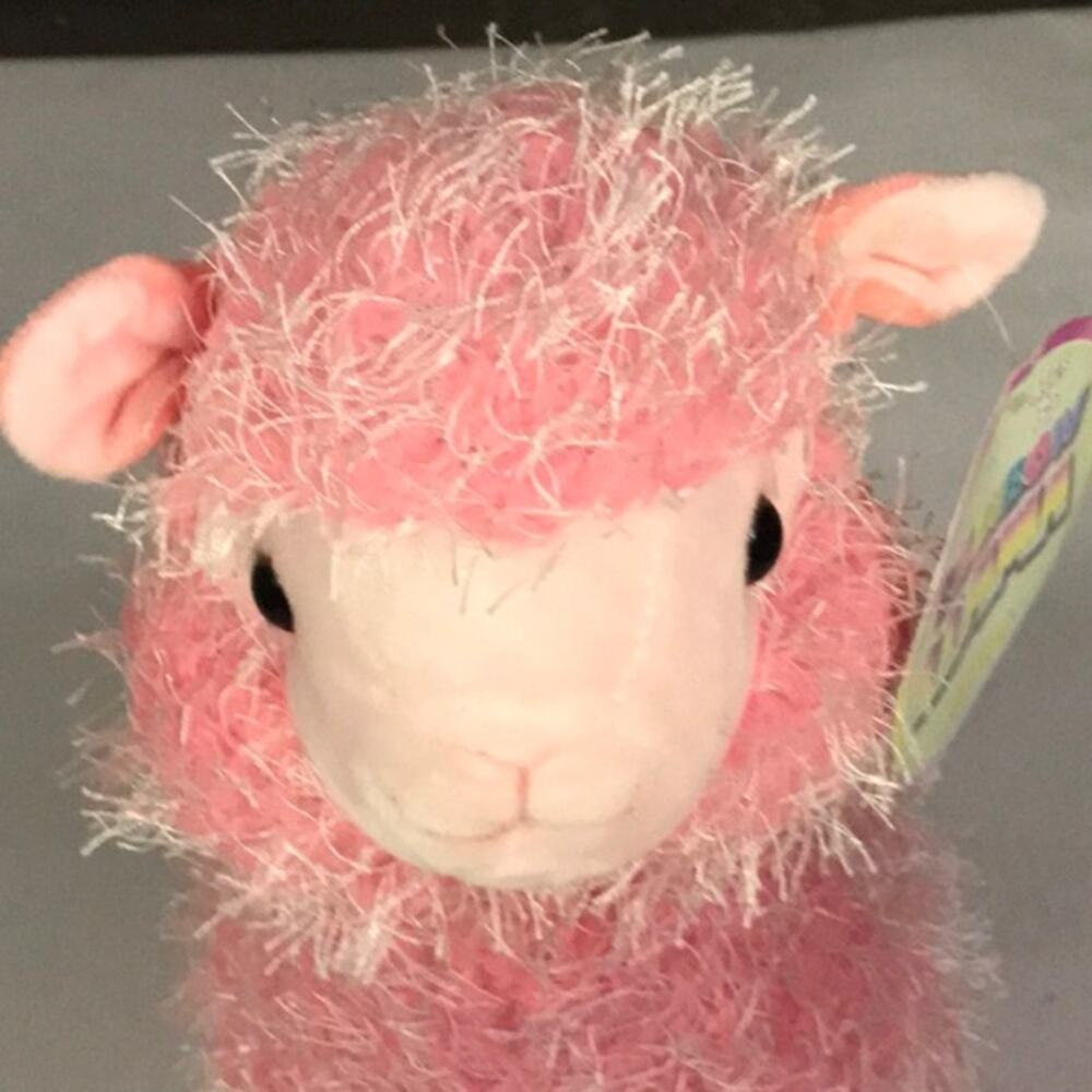 Kellytoy Rainbow Alpaca/Llama Pink Stuffed Animal NEW Plush Christmas Gift Toy
